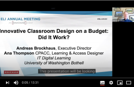 screenprint van de video met de presentatie. Titel slide. 