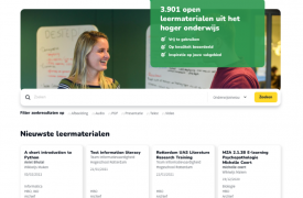 SURF Edusources. Het landelijk platform waar open leermaterialen duurzaam kunnen worden opgeslagen en onder gesloten, semi-open of open licentie kunnen worden gedeeld.