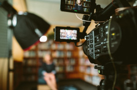 Camera apparatuur gedemonstreerd om video content te maken