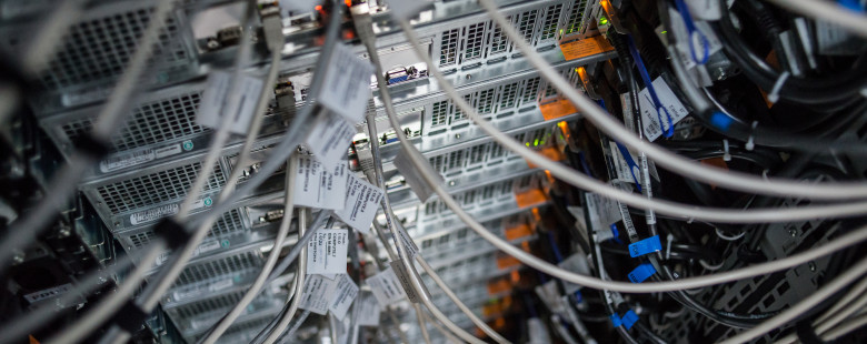 Kabels in supercomputer