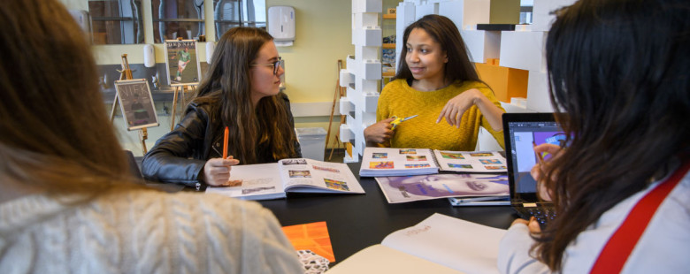 Studenten aan het werk