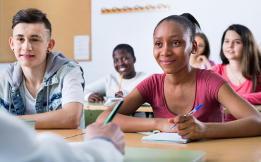 studenten in een klaslokaal