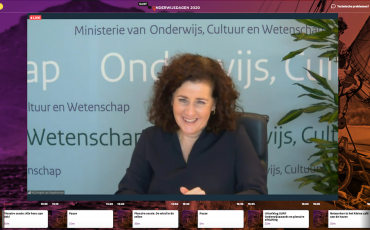 Minister van Engelshoven tijdens de SURF Onderwijsdagen 2020