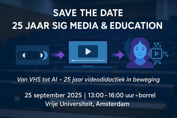 save the date 25 jaar SIG media & education