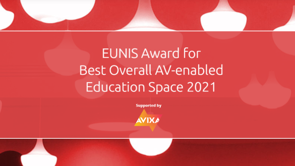 EUNIS award for best AV enabled learning space 2021