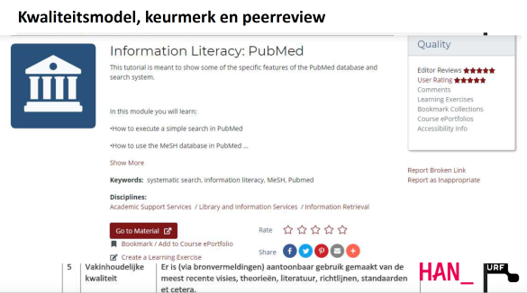 Screenshot peerreview