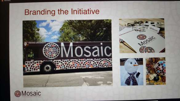 Logo en branding van het Mosaic programma 