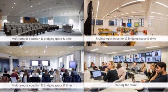 Hybrid Virutal Classrooms KU Leuven (Compilation of presentation screenshots)