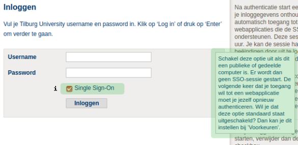 single sign on voorbeelden