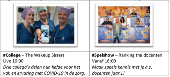 Surf community online events inspiratie: Wake up sisters & Ranking the stars op het Inholland HBOV-IntroductieFestival