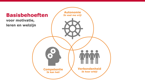 Drie basisbehoeften voor motivatie, leren en welzijn 