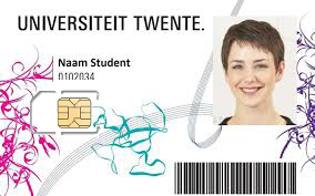 Voorbeeld van een studentenkaart die smartcard- en simkaartfuncties combineert.