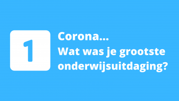 Vraag 1: corona en toen?