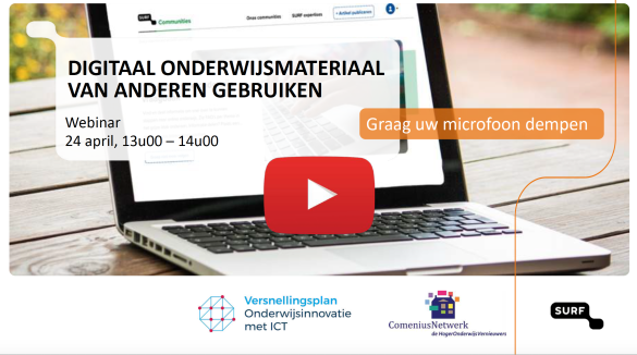 Screenshot voorblad webinar