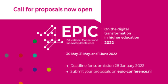 Call for proposals voor EPIC. 