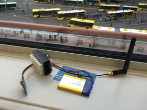 Photo of a device using LoRa