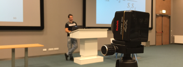 The SP360 filming a lecture