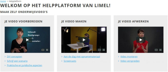 Welkom op het Helpplatform van LIMEL