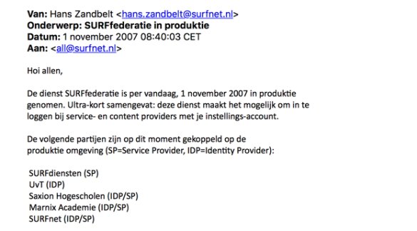 email uit 2007