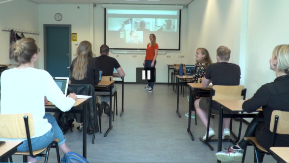 Saxion Hybride klaslokaal