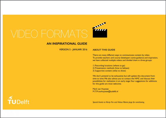 cover van Video Formats