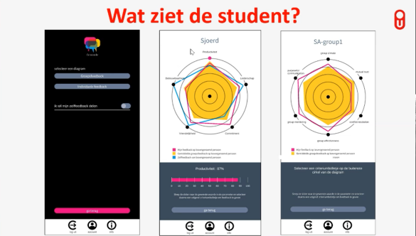 feedback in app FROCOLE