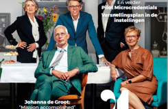 de voorkant van de glossy, in de stijl van tijdschrift LINDA.