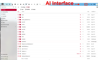 Ai Interface knop