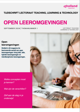 Kaft artikel van het tijdschrift OPEN LEEROMGEVINGEN