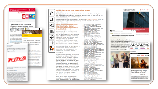Open letters to the Executive Boards | Voorjaar 2025